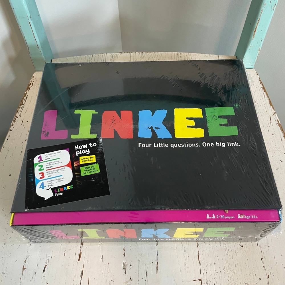 Linkee Party Trivia Game by Bananagrams 1400+ Questions New Sealed 2-30 Players